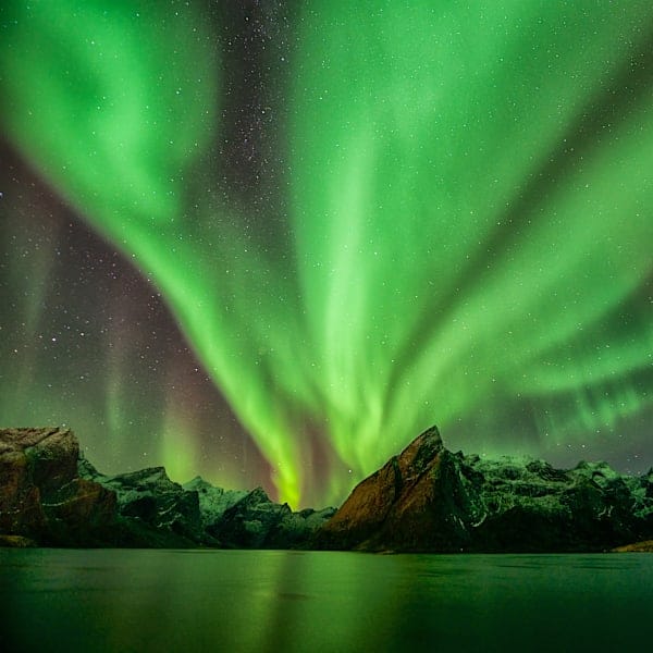 Lofoten & Bodø: noorderlicht vanuit een paalwoning
