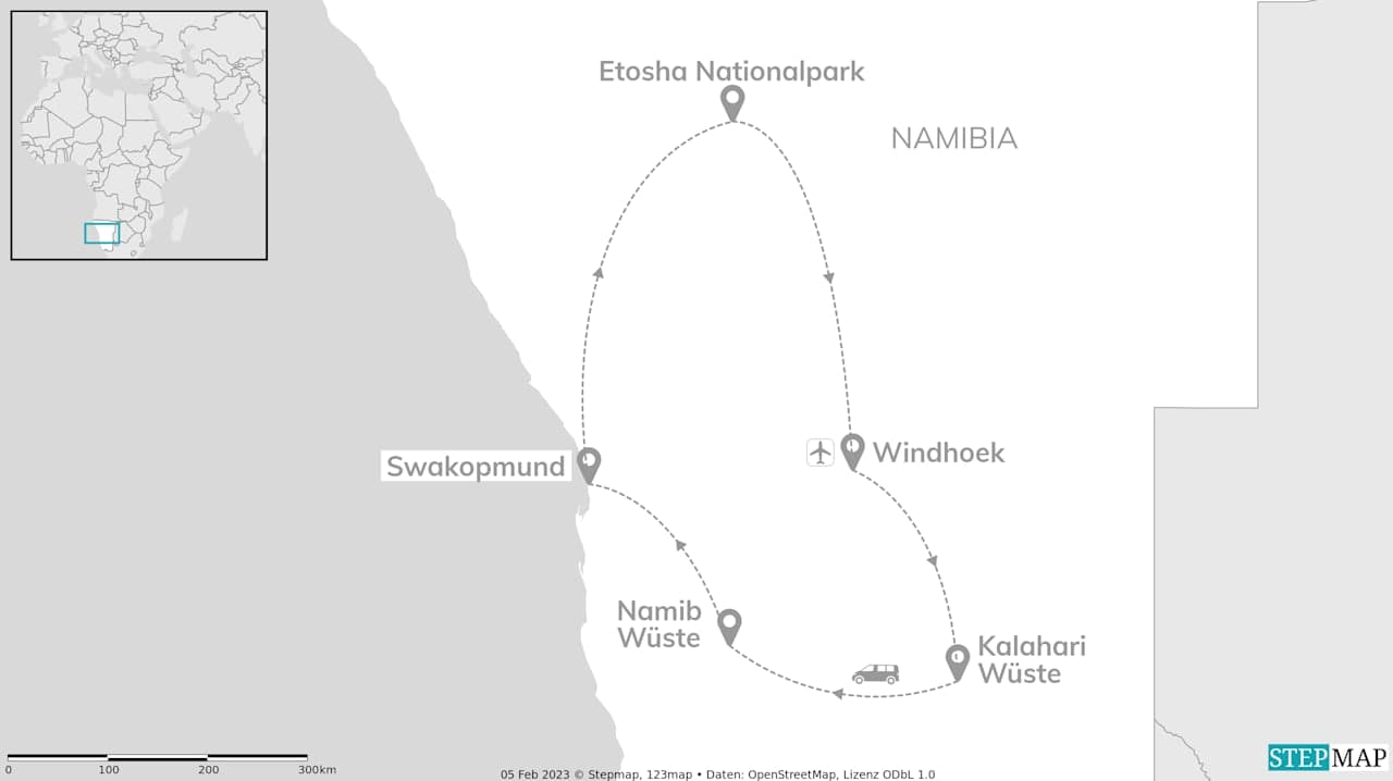 Namibia Roadtrip: Wildlife, Deserts & Safari Adventure