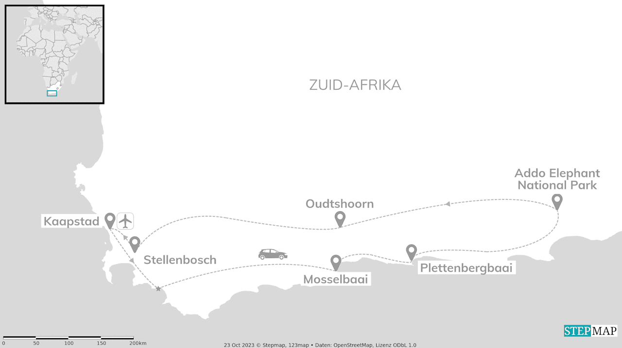 Ontdek Zuid-Afrika: via de Tuinroute naar de big five
