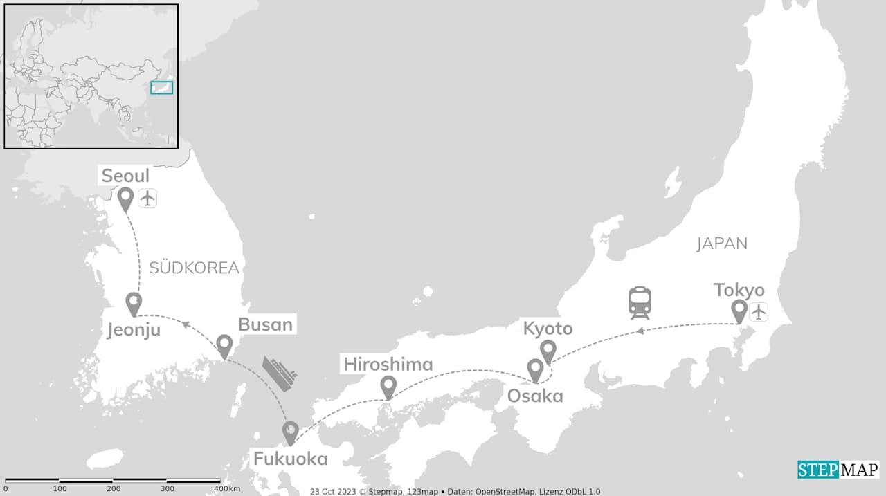 Japan & Südkorea: Where Anime Meets K-Pop!