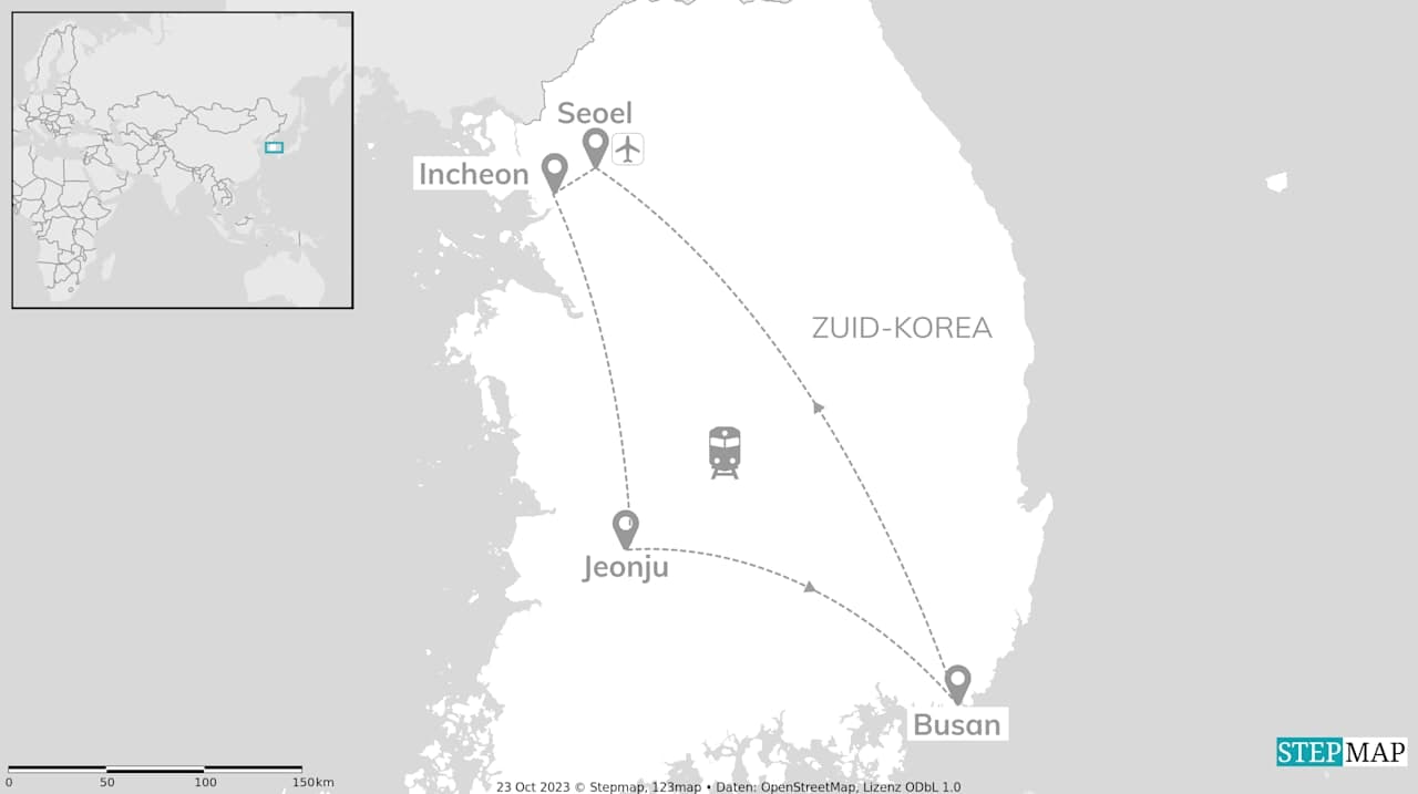 2 for 1 Zuid-Korea: Seoel, Busan & Jeonju's hanoks
