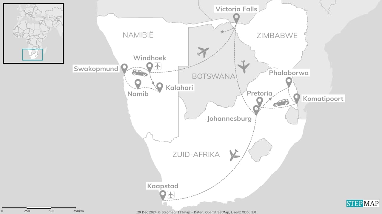 All around Afrika: wildlife & woestijndromen