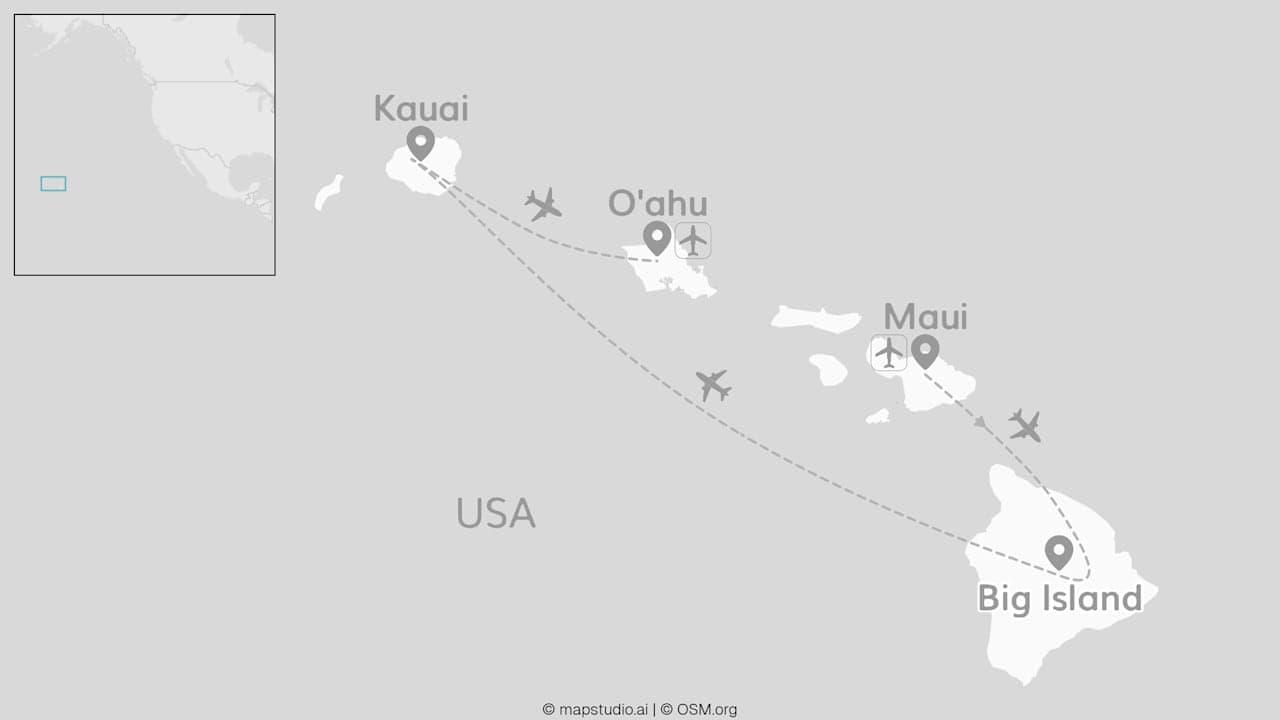 Hawaii by Shoppinator: Inselhopping von Maui bis Oʻahu