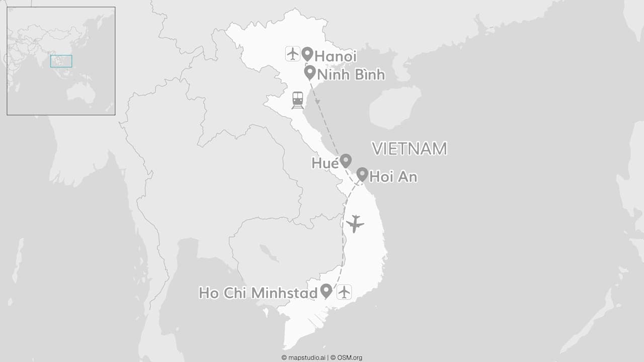 2 for 1 Vietnam: van noord naar zuid met Ninh Bình