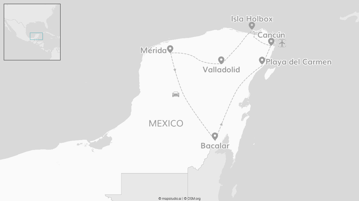 2 for 1 Mexico roadtrip: more than Yucatán imagine