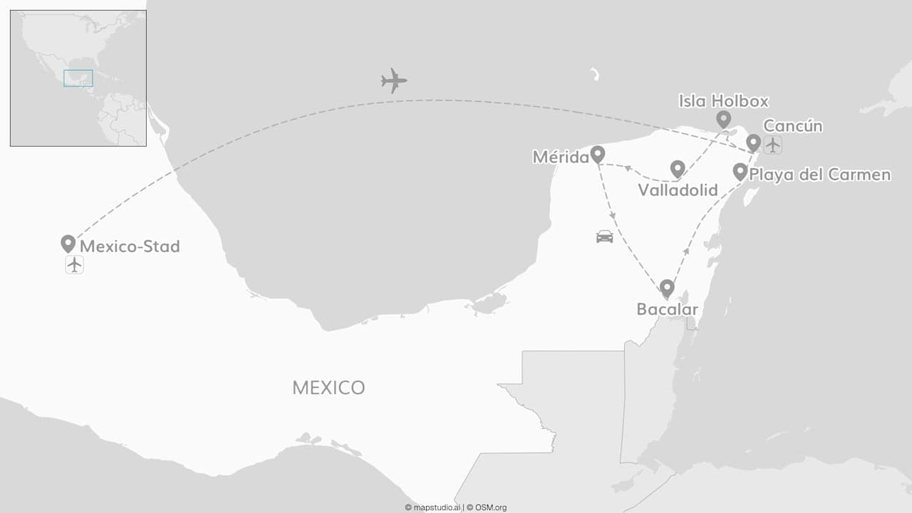 2 for 1 Mexico roadtrip: more than Yucatán imagine