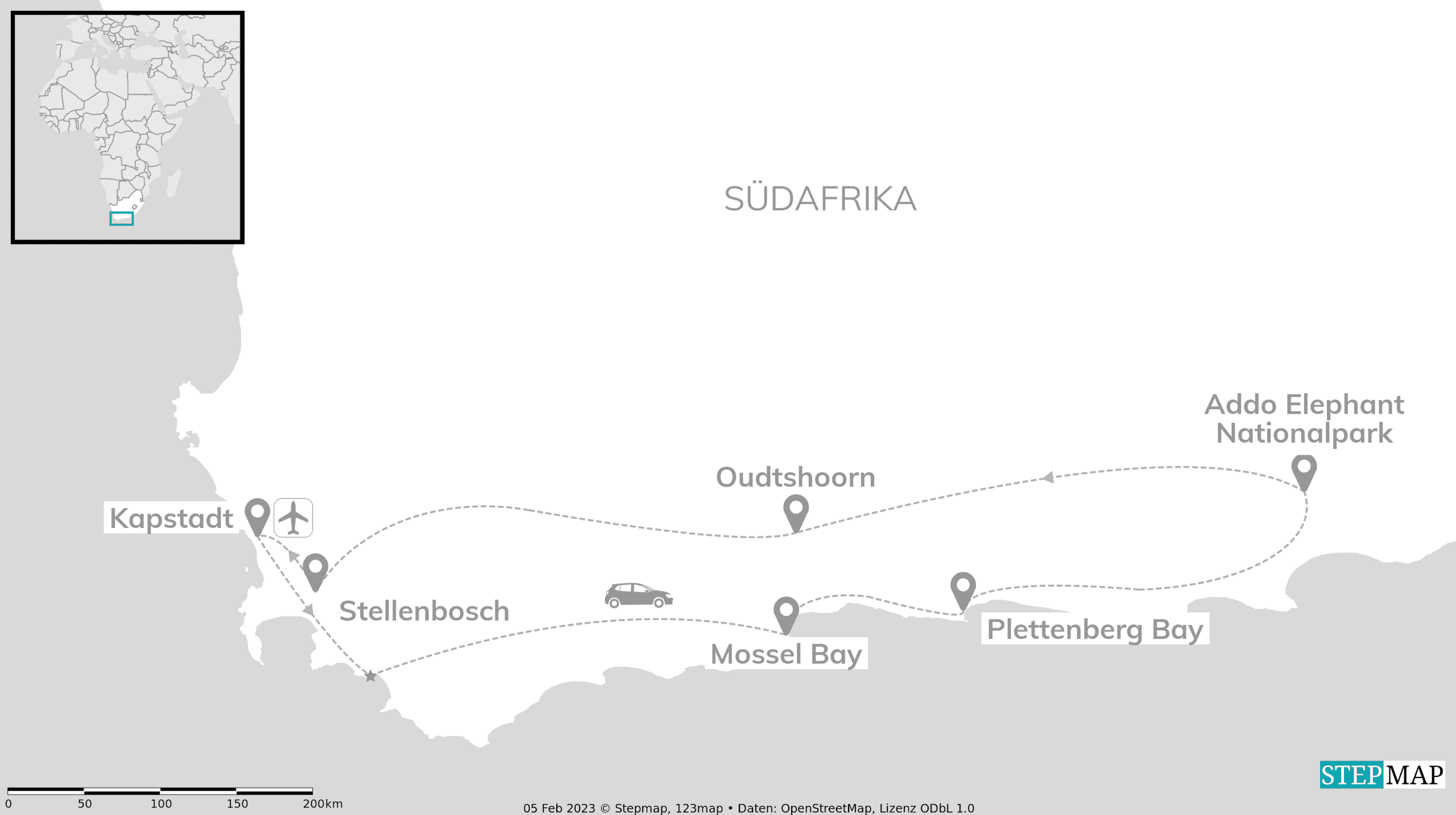 Explore Südafrika: Garden Route Roadtrip & Big Five