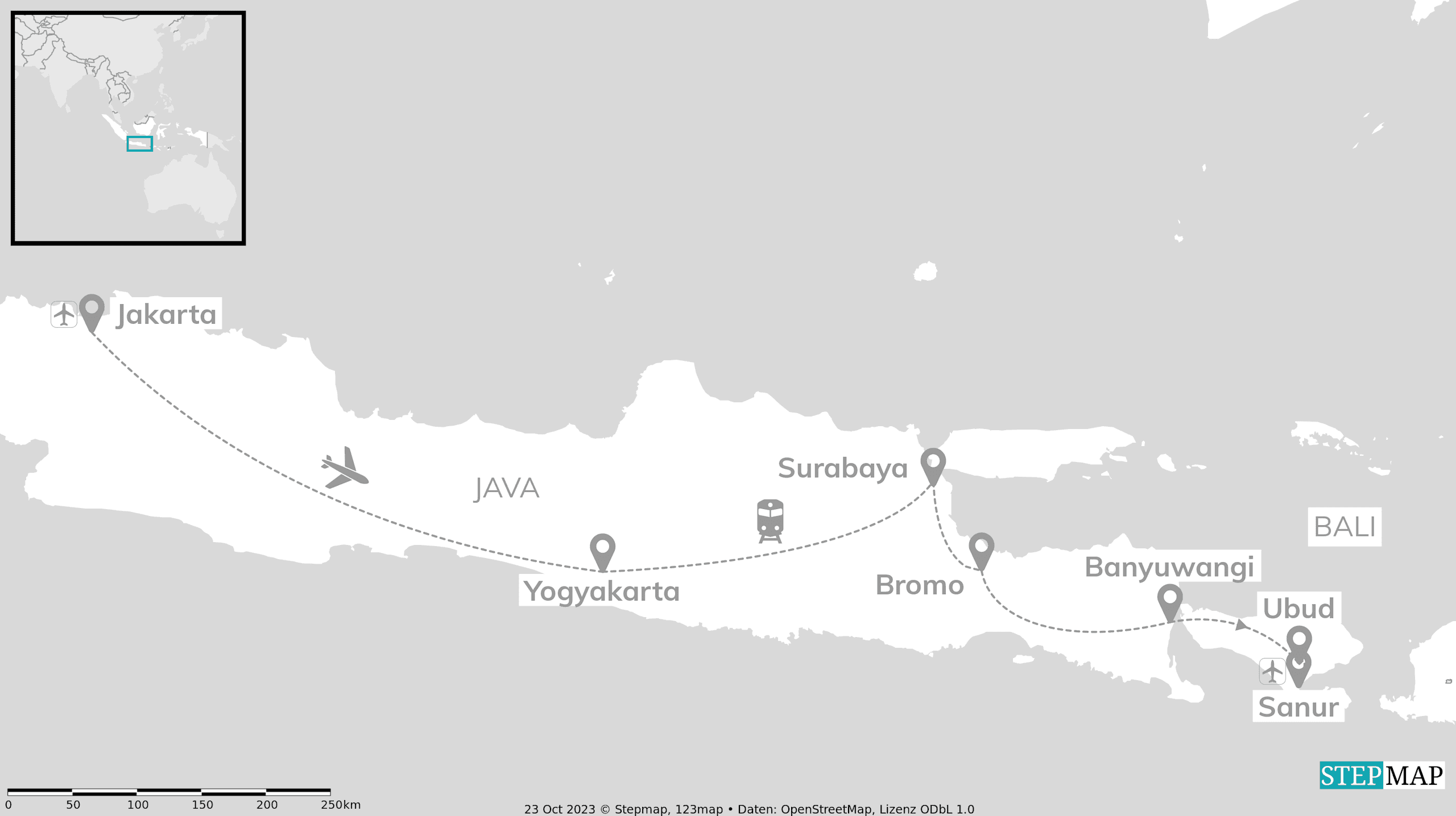 From Java to Bali: Volcano Views & Jungle Swing