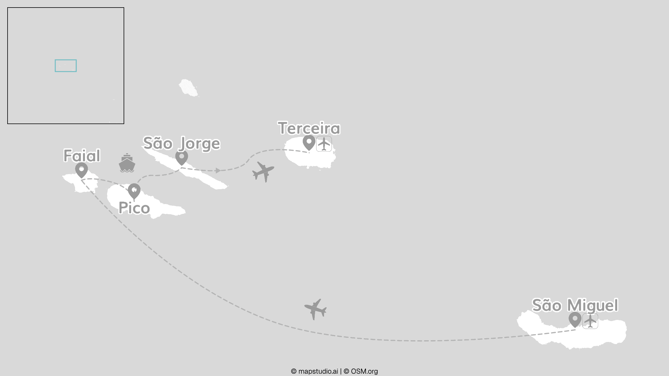 All Around Azores: Inselhopping zu Vulkanen, Fajãs & grünen Oasen