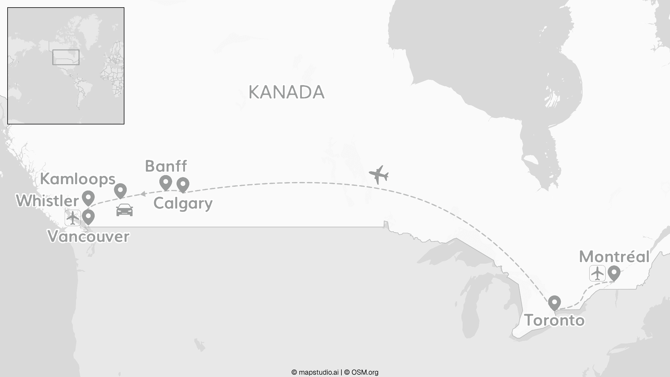 Kanada Sommer Roadtrip: Zu Nationalparks & Niagarafällen